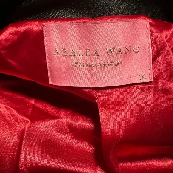 Azalea Wang Essential Moto black studded vegan leather jacket in 1X. NWOT. - Picture 11 of 16